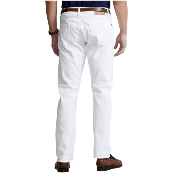 Polo Ralph Lauren Men's Varick Slim Straight Jeans White ✨️🆕️  sz32/34 - Picture 3 of 9